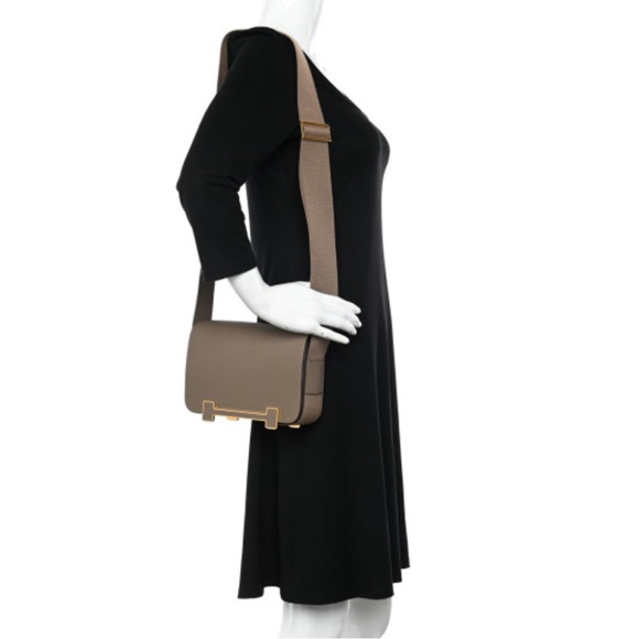 ❌ SOLD New HERMES Chevre Mysore Geta Beige De Weimar Messanger Bag - Picture 2 of 8